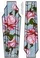 Lge DL Art Deco Floral Topper 8