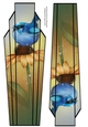 Lge DL Art Deco Floral Topper 10