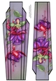 Lge DL Art Deco Floral Topper 12