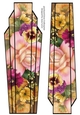 Lge DL Art Deco Floral Topper 14