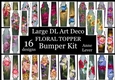 Lge DL Art Deco Floral Topper Bumper Kit
