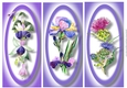 Simple Floral DL Trio Quick Toppers Sheet 2