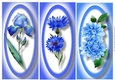 Simple Floral DL Trio Quick Toppers Sheet 4