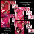 Valentine Quotes A5 Bumper Kit