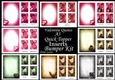 Valentine Quotes A5 QUICK TOPPER INSERTS Bumper Kit