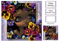 The Language Of Flowers - Pansies - JBG 8x8