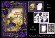 My Seaside Cottage With Purple Roses