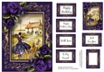 My Seaside Cottage With Purple Roses A5
