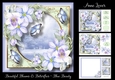 Beautiful Blooms & Butterflies - Blue Beauty