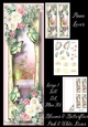 Blooms & Butterflies - Pink & White Roses