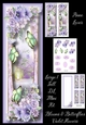 Blooms & Butterflies - Violet Flowers