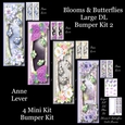 Blooms & Butterflies Large DL Bumper Kit 2