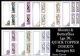 Blooms & Butterflies Large DL QUICK TOPPER INSERTS Bumper Kit