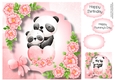 Mummy & Me Pandas 8x8