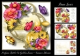 Perfume Bottle On Golden Frame - Summer Blooms