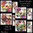 Blooms & Butterflies On Golden Frame Bumper Kit 2