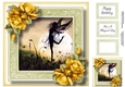 The Fairy Moon In Yellow 8x8