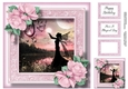 The Fairy Moon In Pink 8x8