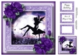 The Fairy Moon In Purple 8x8