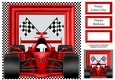 Formula Race Car - Red 8x8
