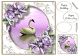 Gorgeous Swan With Porcelain Roses 8x8