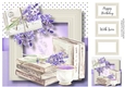 Lavender Letters - Books & Lavender Tea 8x8