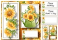 Sunflower Gardening - Watering Can 8x8