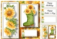 Sunflower Gardening - Welly Boot 8x8