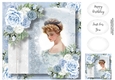 Elegant Beauty In Blue 8x8