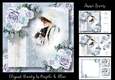 Elegant beauty In Purple & Blue