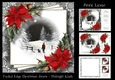 Faded Edge Christmas Scene - Midnight Walk