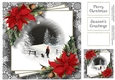 Faded Edge Christmas Scene - Midnight Walk 8x8