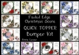 Faded Edge Christmas Scene QUICK TOPPER Bumper Kit