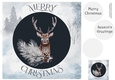 Winter Woodlands Christmas - Stag Portrait