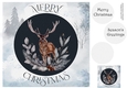 Winter Woodlands Christmas - Stag Front