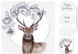 Winter Woodlands Birthday - Stag