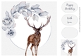 Winter Woodlands Birthday - Stag 2