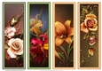 Beautiful Floral Bookmarks Sheet 4