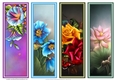 Beautiful Floral Bookmarks Sheet 7