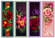 Beautiful Floral Bookmarks Sheet 12