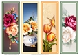 Beautiful Floral Bookmarks Sheet 15