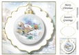 The Christmas Cottage Bauble 3 NO FLOWERS