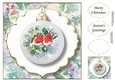 The Christmas Robin Bauble 1 NO FLOWERS