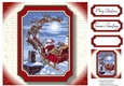 Gorgeous Vintage Christmas NO FLOWERS - Santa & The Reindeer