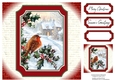 Gorgeous Vintage Christmas NO FLOWERS - The Robin