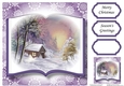 Open Book Scenic Christmas No Flowers - Cabin In The Woods