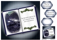 Open Book Christmas No Flowers - The Polar Express