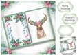 Open Book Christmas No Flowers - Gorgeous Stag