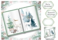 Open Book Christmas No Flowers - The White Stags