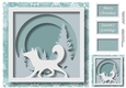 Christmas Faux Papercut Fox No Flowers
